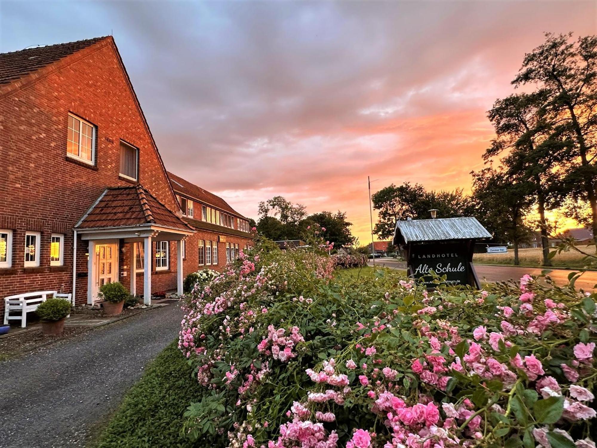 Landhotel Alte Schule - Hotel Garni シリヒ エクステリア 写真
