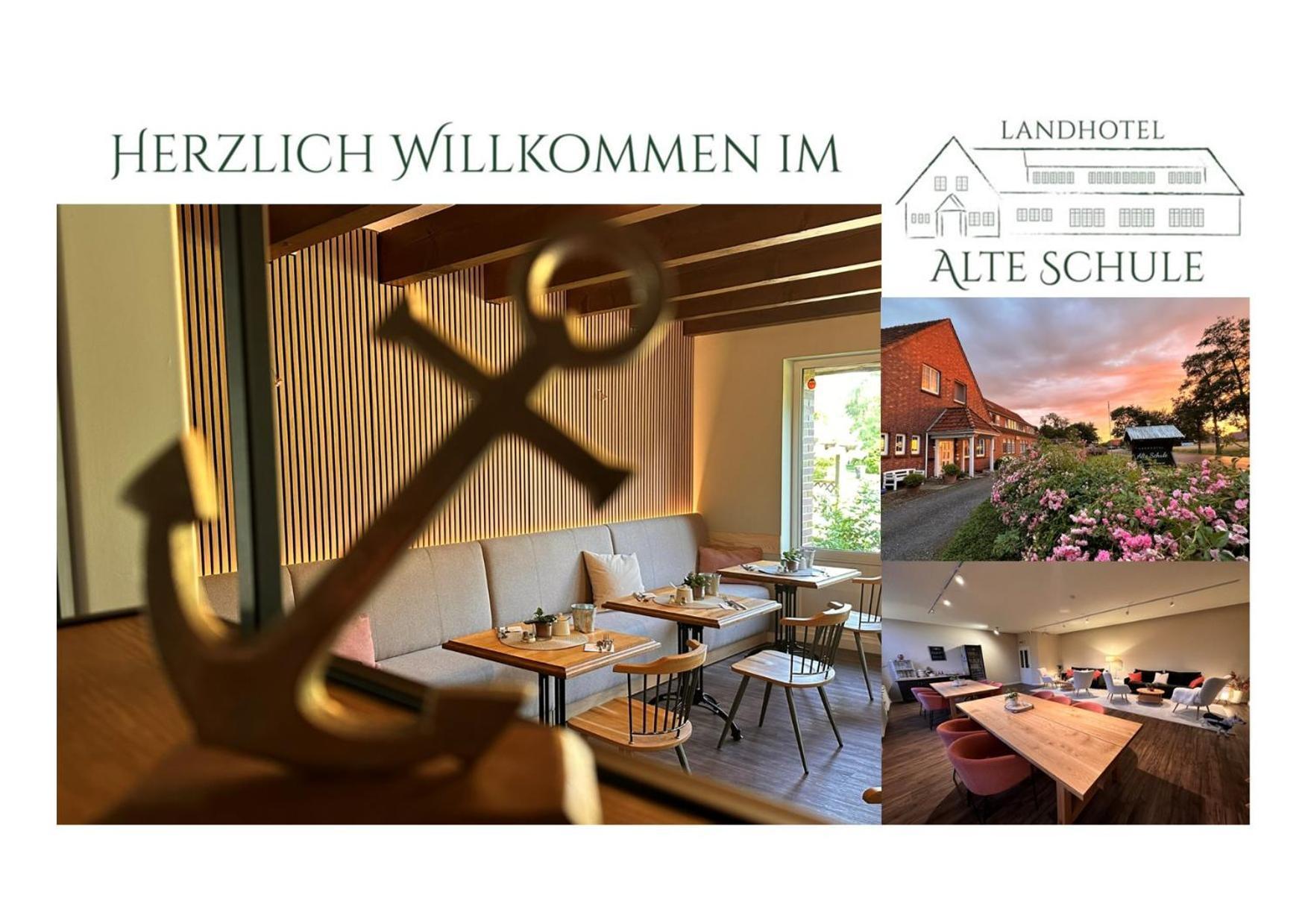 Landhotel Alte Schule - Hotel Garni シリヒ エクステリア 写真